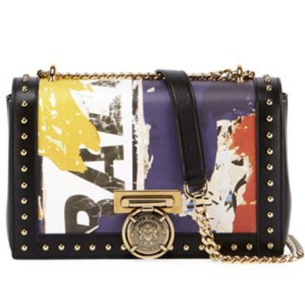 48 Hrs 🔥 Sale Balmain Box 20 News Paper Crossbody Bag